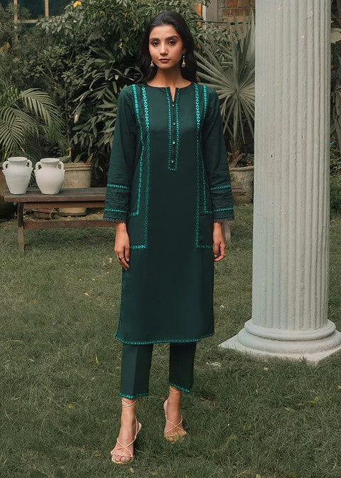 Kross Kulture Khaddar Solid Suit KGL 01210 Women 2pcs