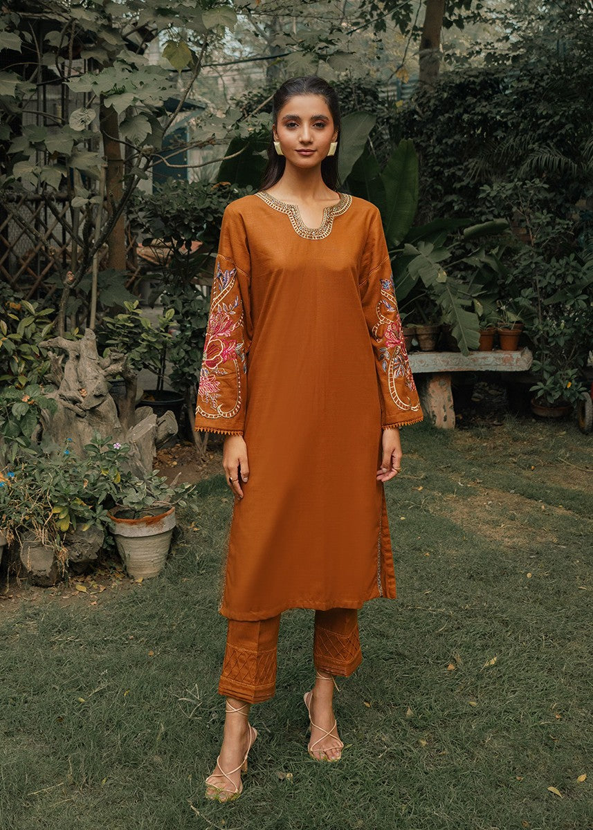 Kross Kulture Khaddar Solid Suit KGL 01213 Women 2pcs