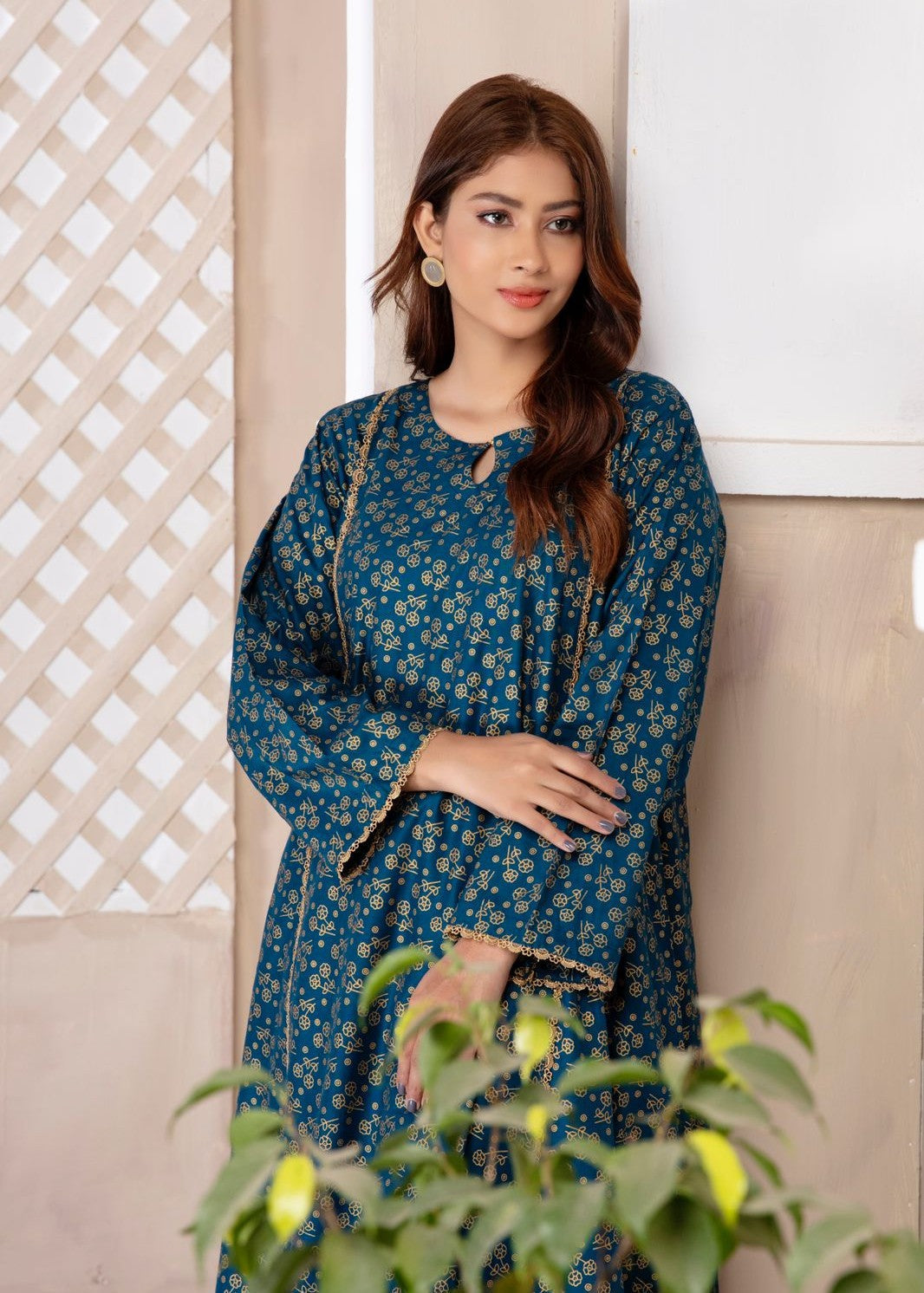 B.K Clothings TEAL AURA Women 2pcs