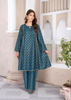 B.K Clothings TEAL AURA Women 2pcs
