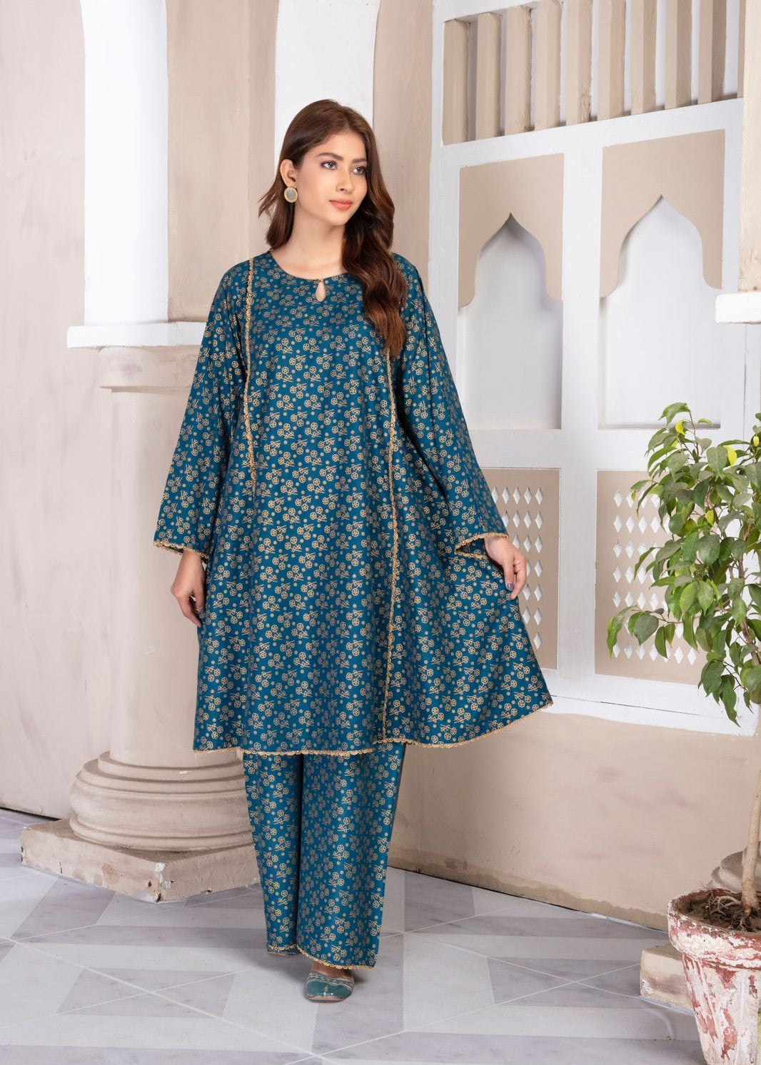 B.K Clothings TEAL AURA Women 2pcs