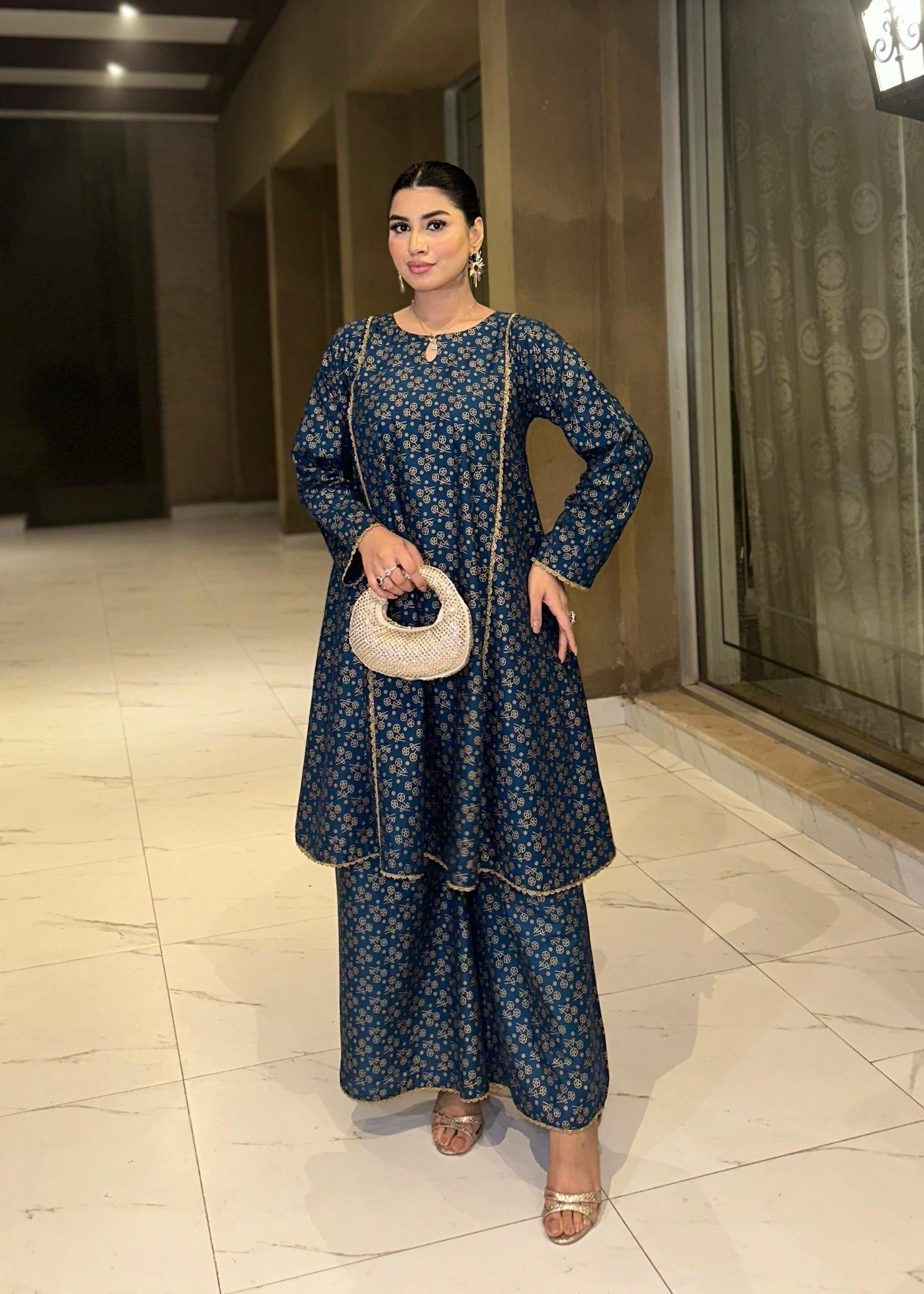 B.K Clothings TEAL AURA Women 2pcs