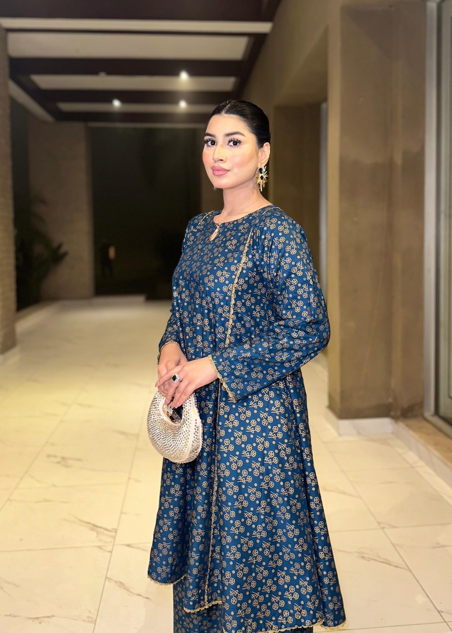 B.K Clothings TEAL AURA Women 2pcs