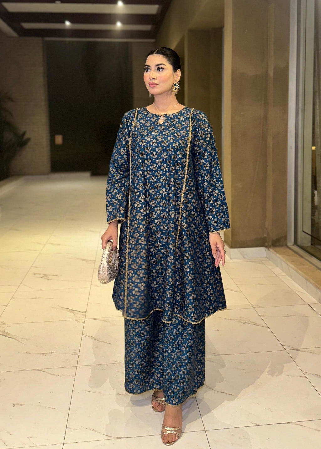 B.K Clothings TEAL AURA Women 2pcs