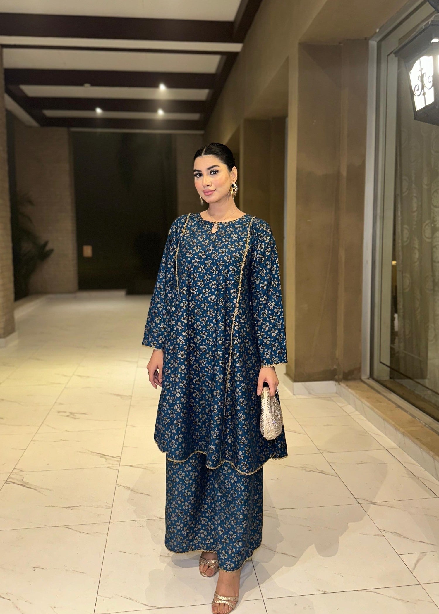 B.K Clothings TEAL AURA Women 2pcs