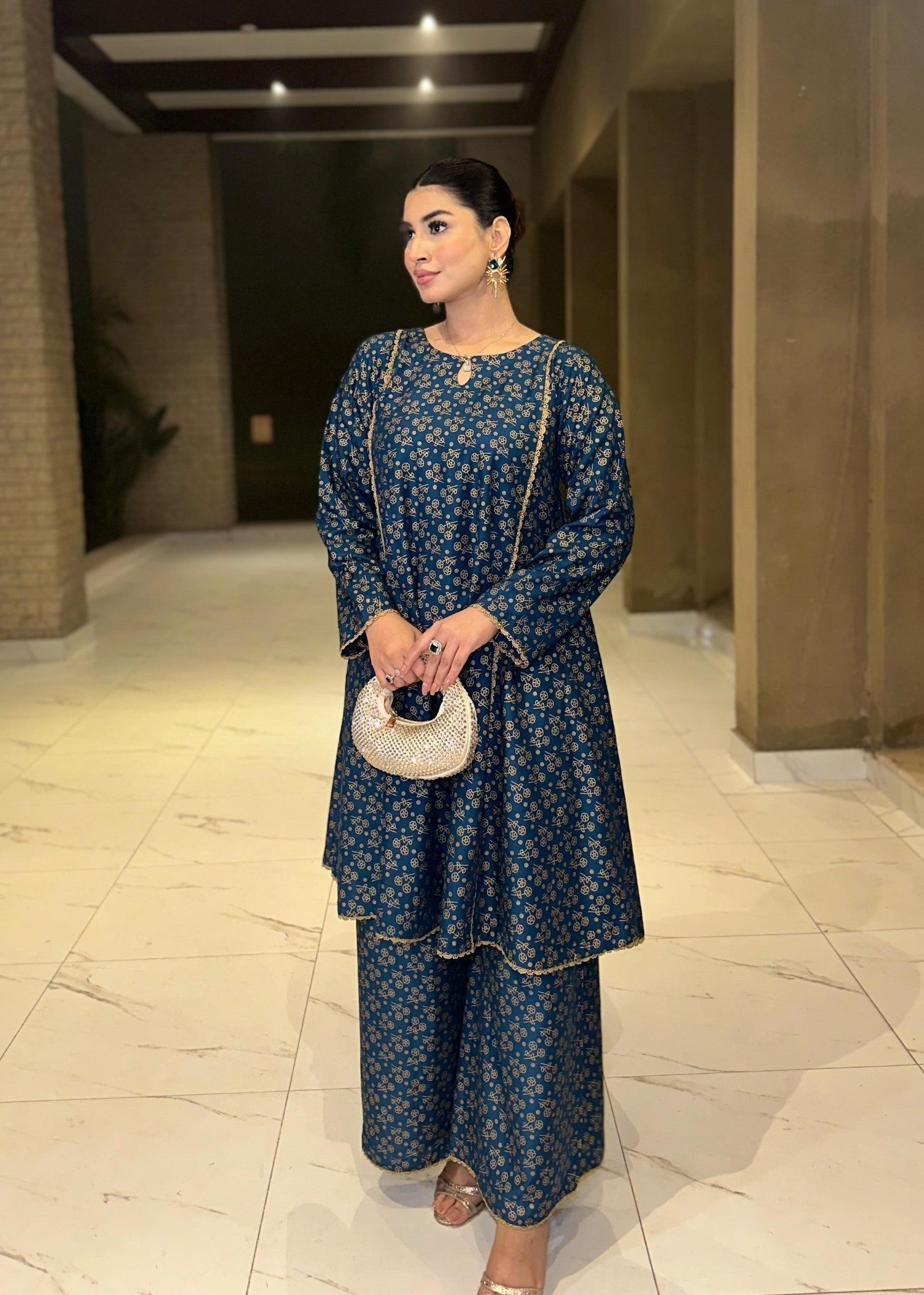 B.K Clothings TEAL AURA Women 2pcs