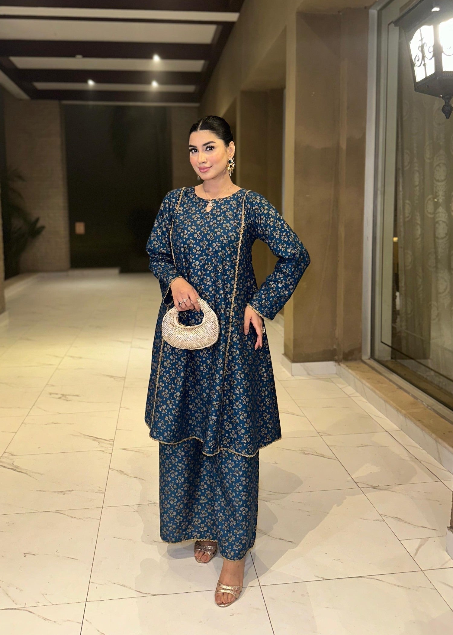 B.K Clothings TEAL AURA Women 2pcs