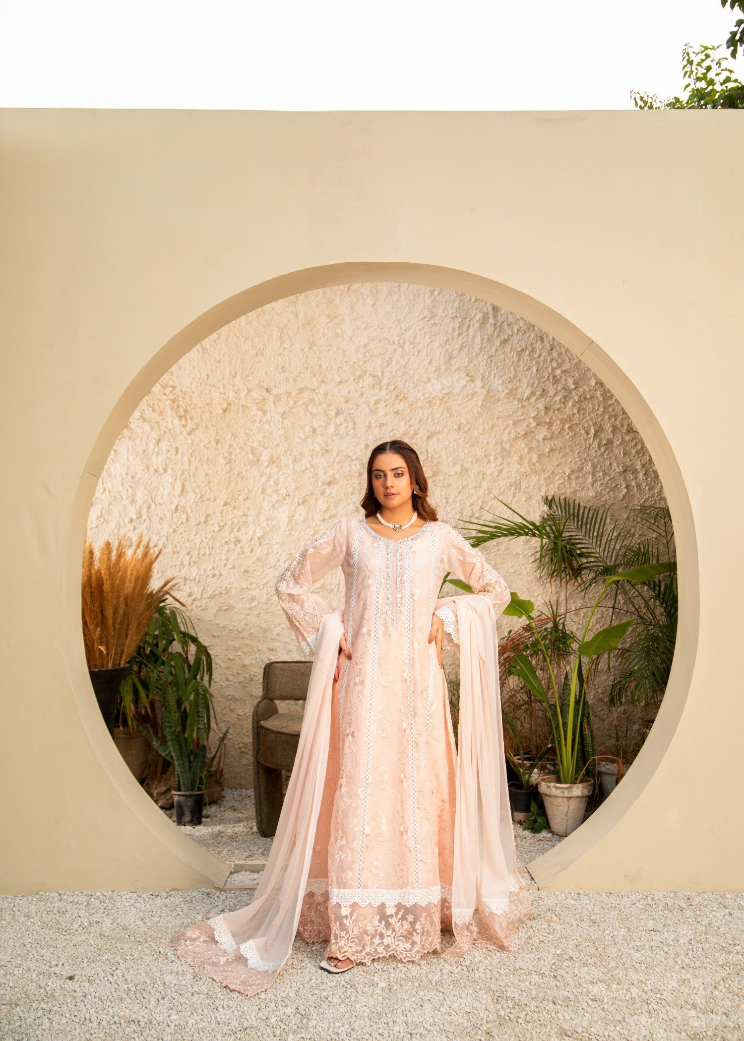 Manahils K 152 PEACH Women 3pcs