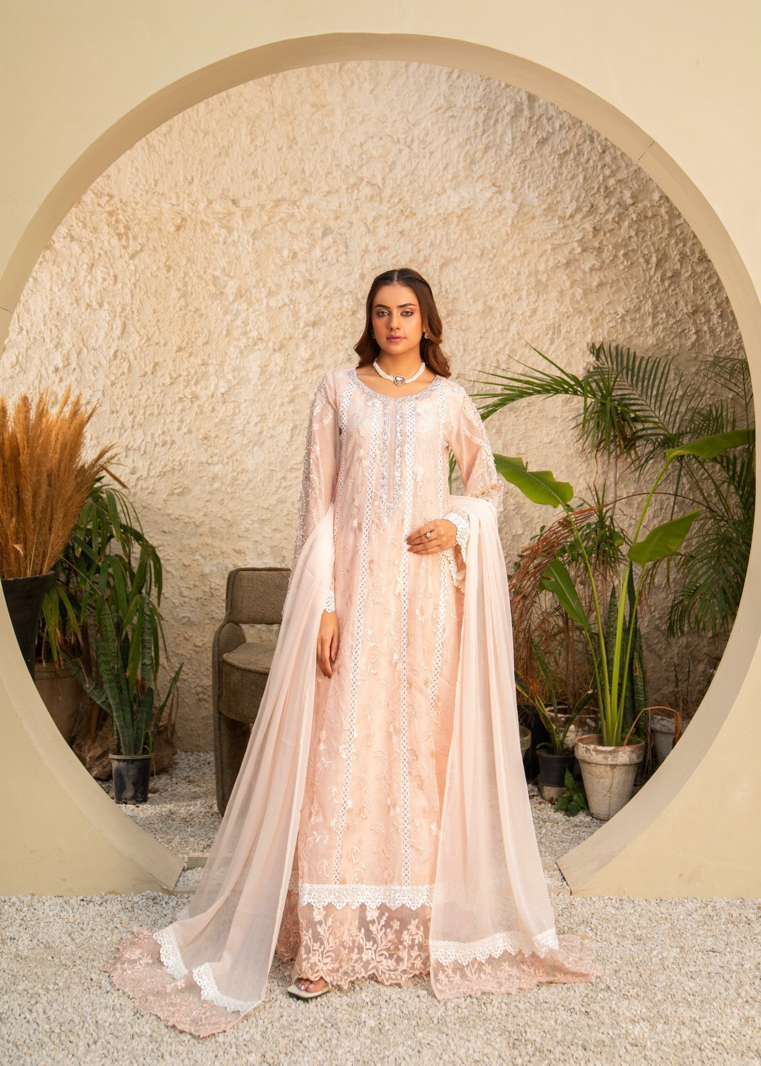 Manahils K 152 PEACH Women 3pcs