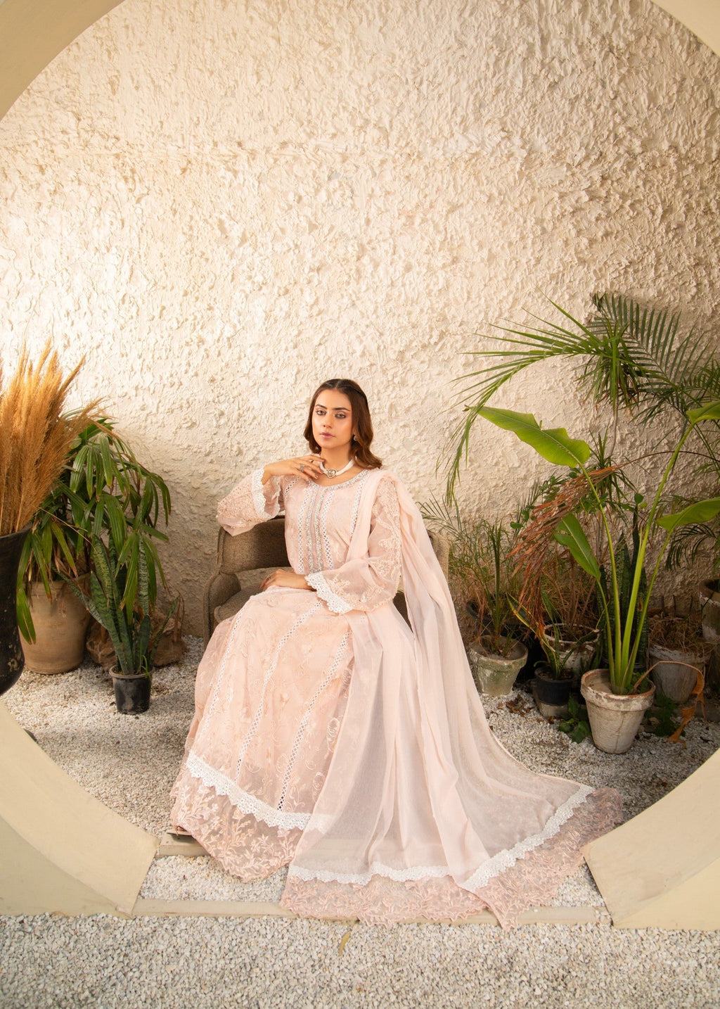 Manahils K 152 PEACH Women 3pcs