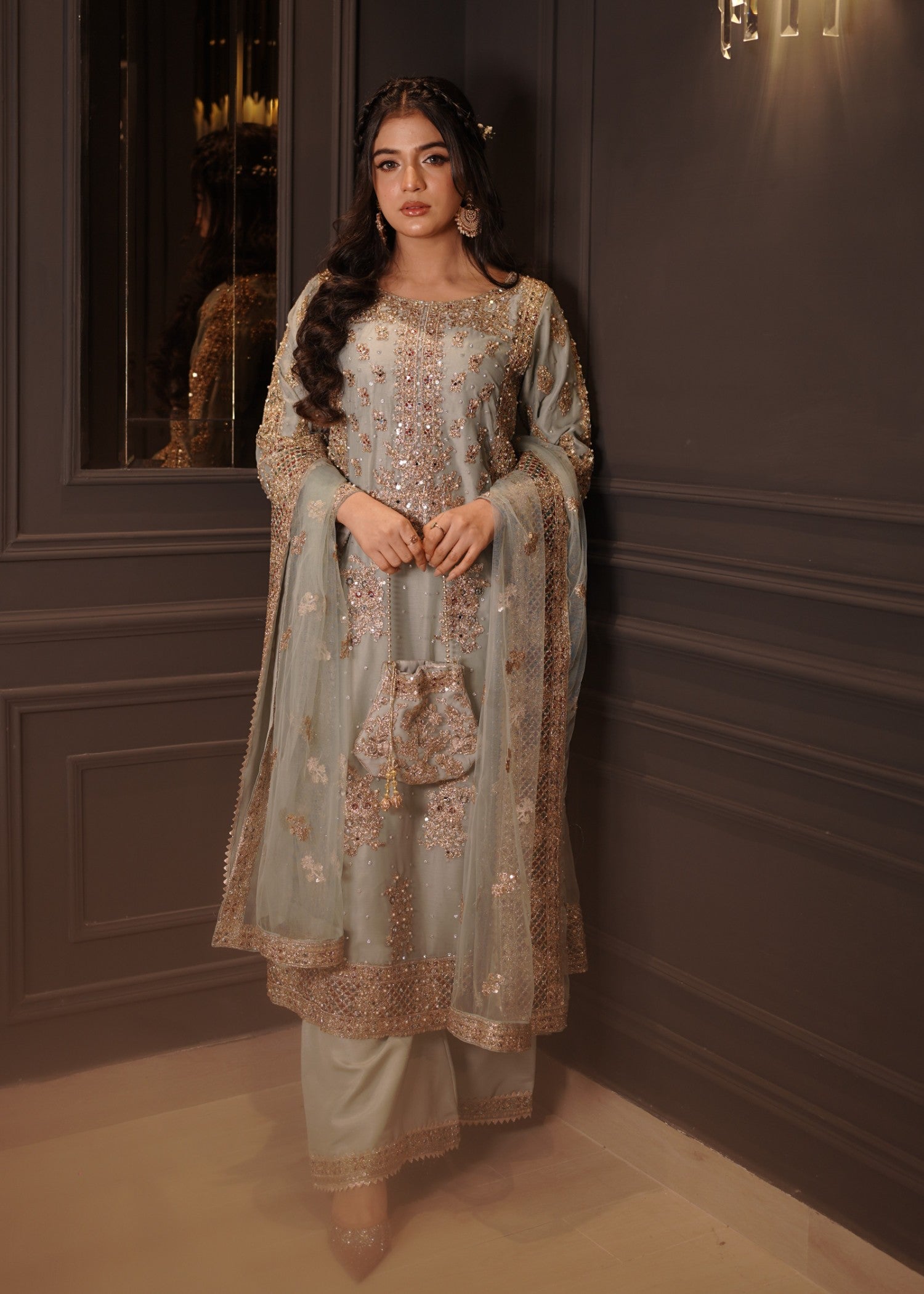 Haseens Official Anishka Blue Women 3pcs