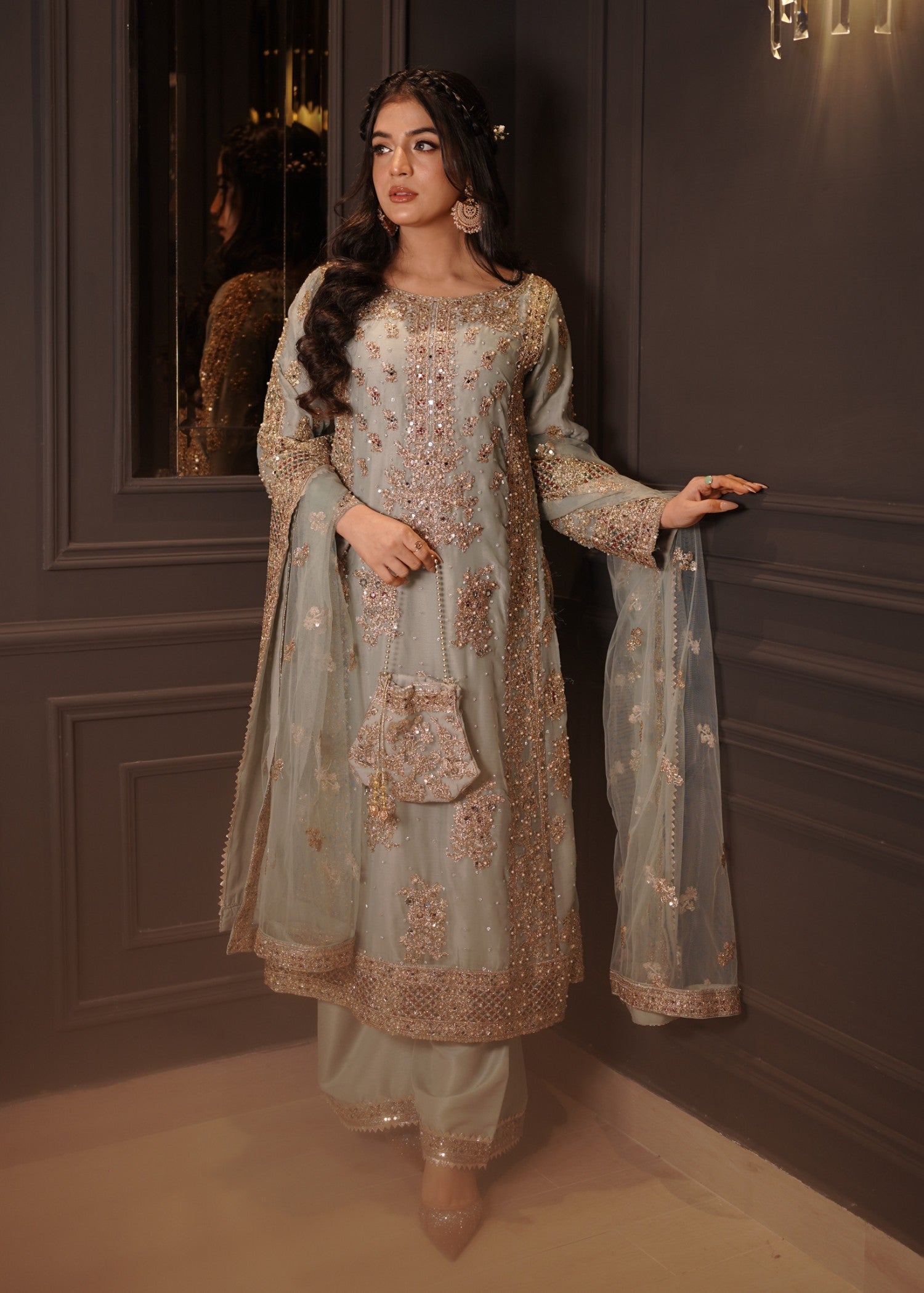 Haseens Official Anishka Blue Women 3pcs