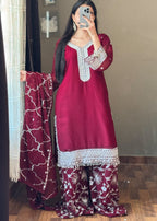 Four Season Boutique LACHA SILVER MAROON Women 3pcs