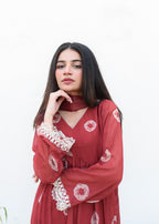 Ripret Shibori Pleated set Women 2pcs