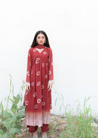 Ripret Shibori Pleated set Women 2pcs