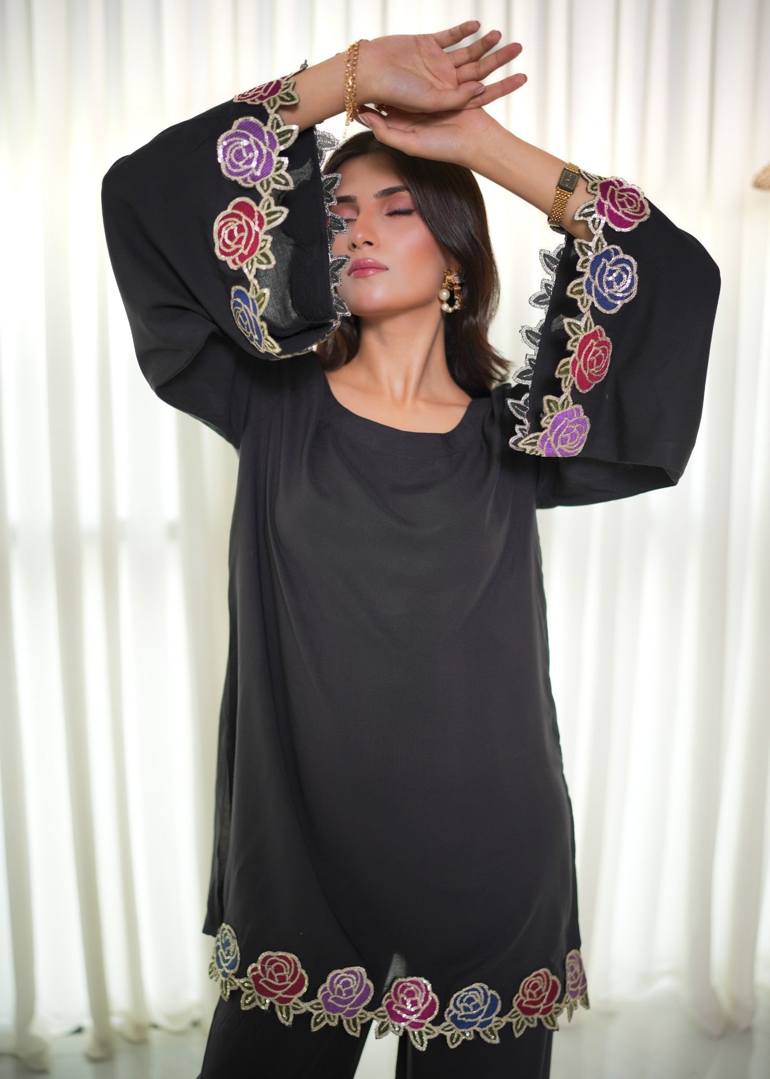 Ripret Rose coord set Women 2pcs