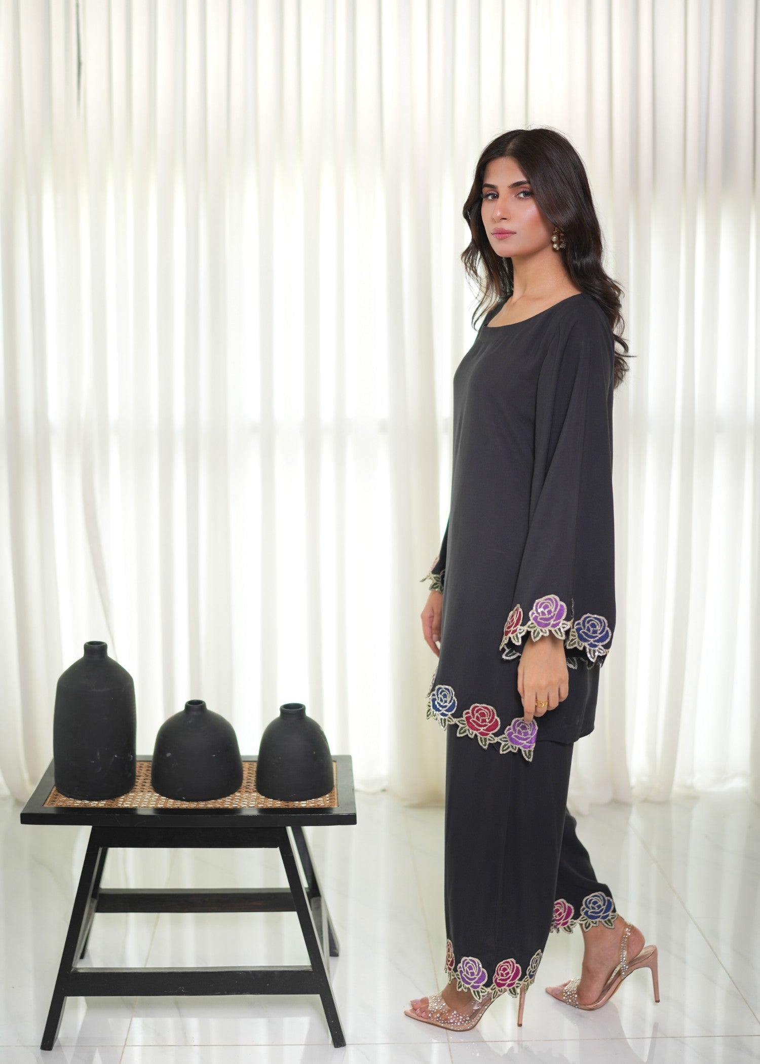 Ripret Rose coord set Women 2pcs