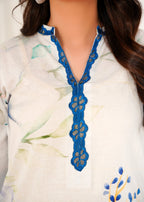 Aaraasta By Smh Blue Printed Lawn Suit Women 3pcs