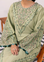 Mehryam Collection Sea Green Embroidered Poplin Suites Women 2pcs