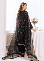 Rang-e-Haya Enara (Black) Women 3pcs