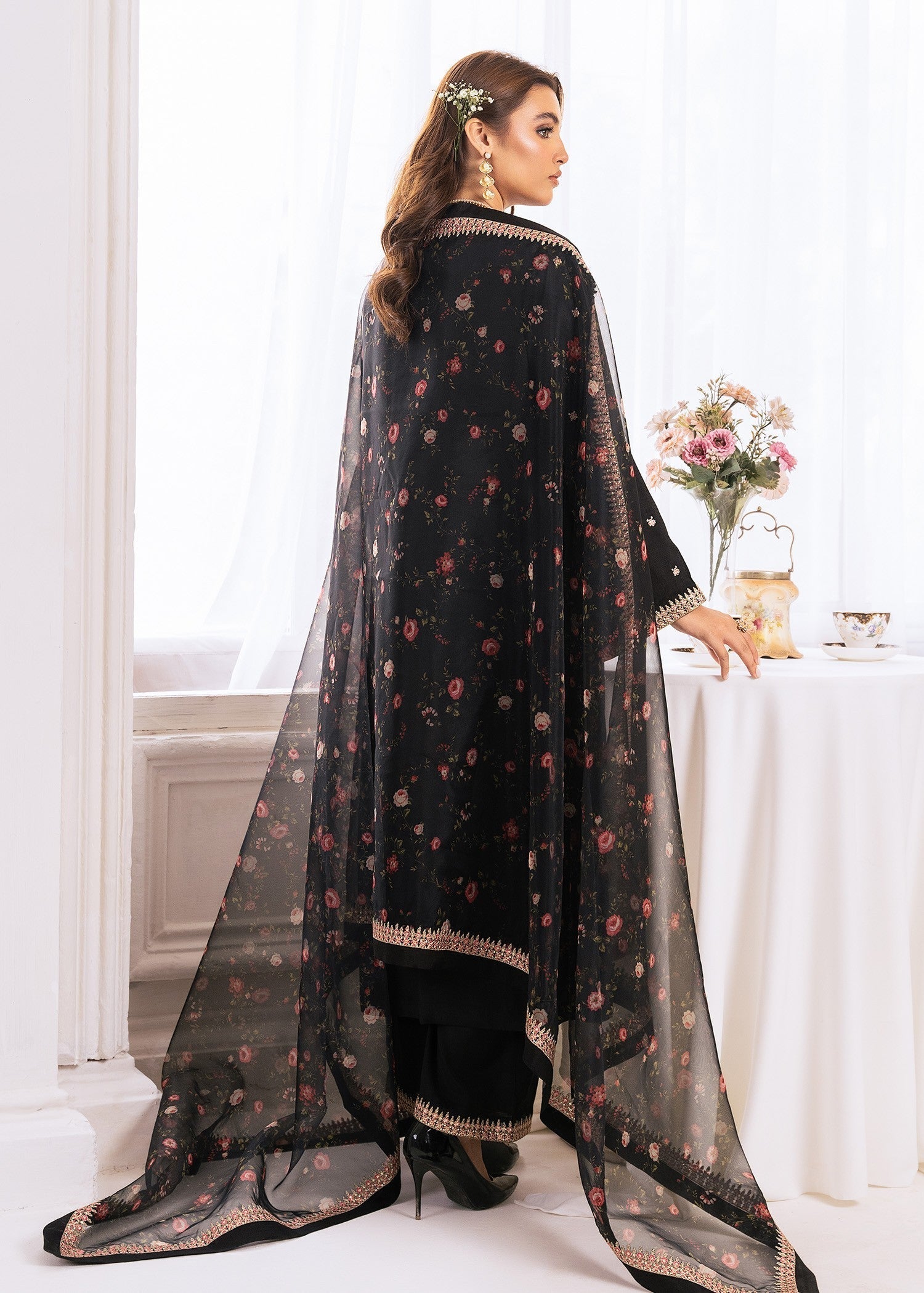 Rang-e-Haya Enara (Black) Women 3pcs