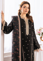 Rang-e-Haya Enara (Black) Women 3pcs