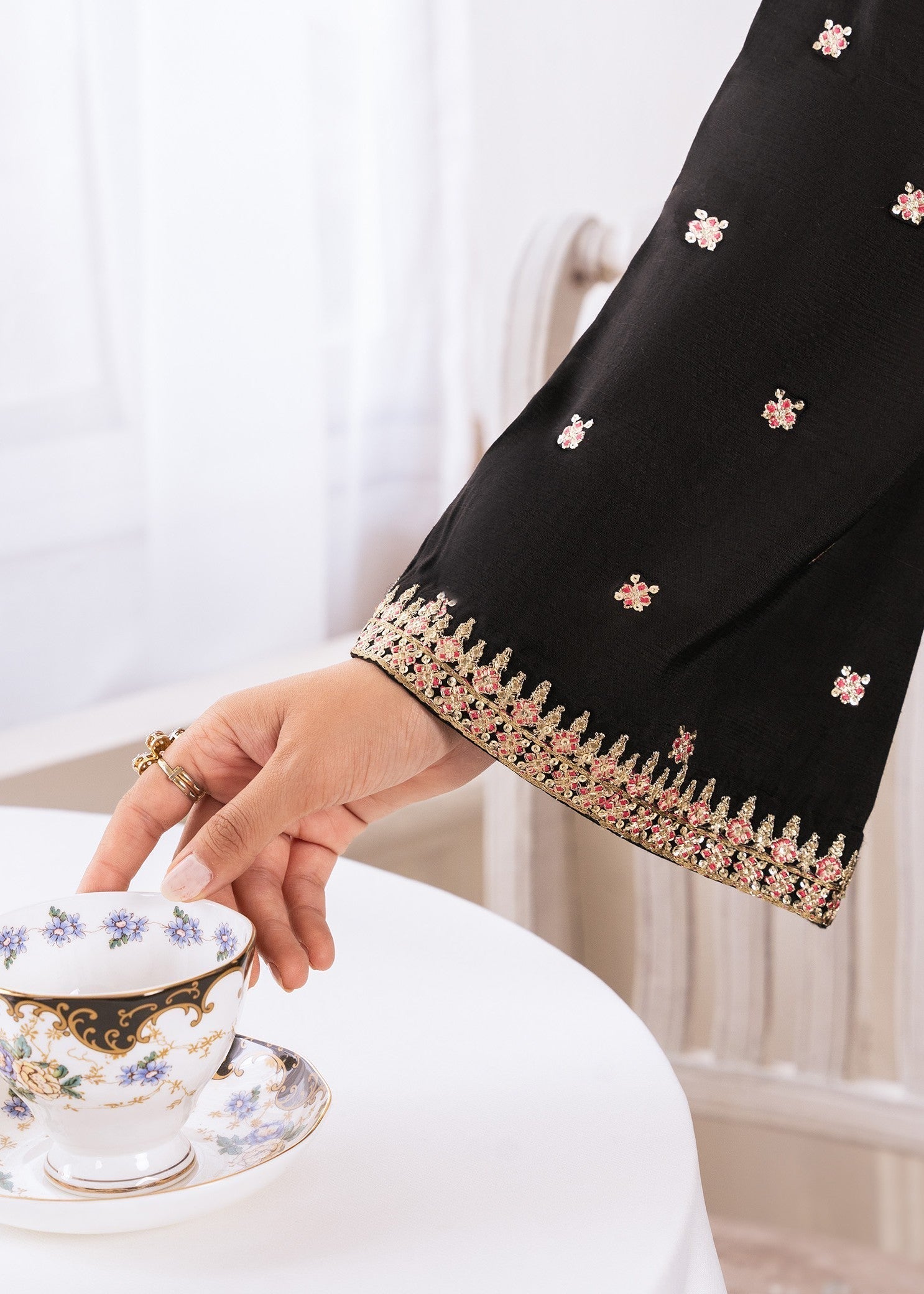 Rang-e-Haya Enara (Black) Women 3pcs