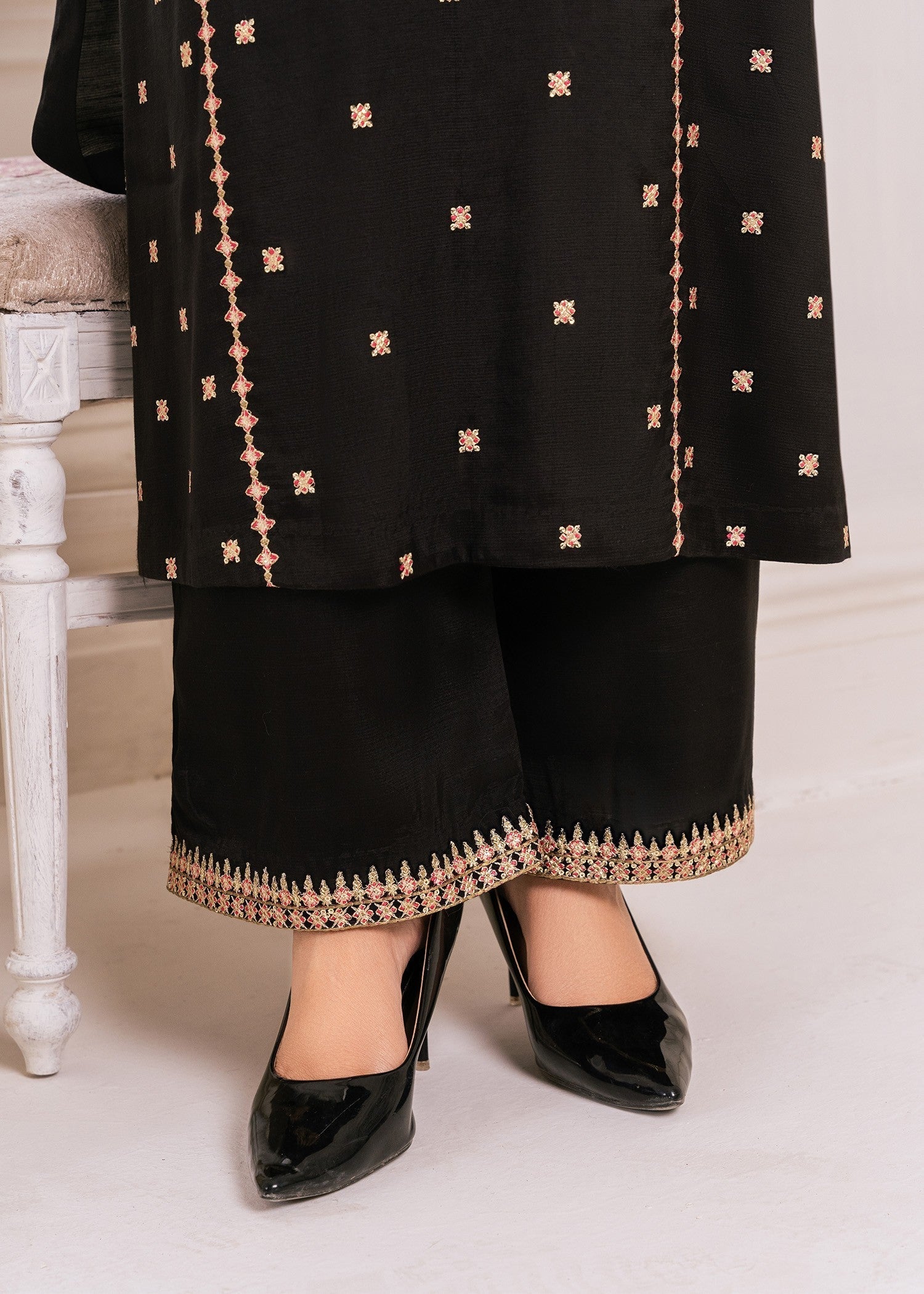 Rang-e-Haya Enara (Black) Women 3pcs