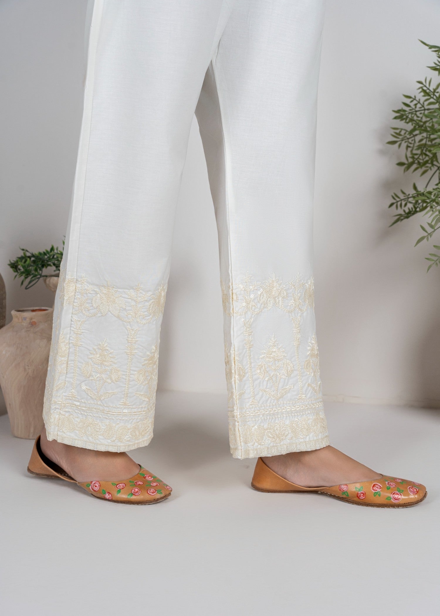 Rangeenz Embroidered Bell Trouser MiiM Women 1pcs