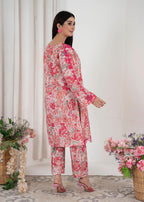 B.K Clothings pink glam Women 2pcs