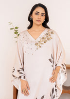 Stitch Vibes Serene Ivory Kaftan Women 1pcs