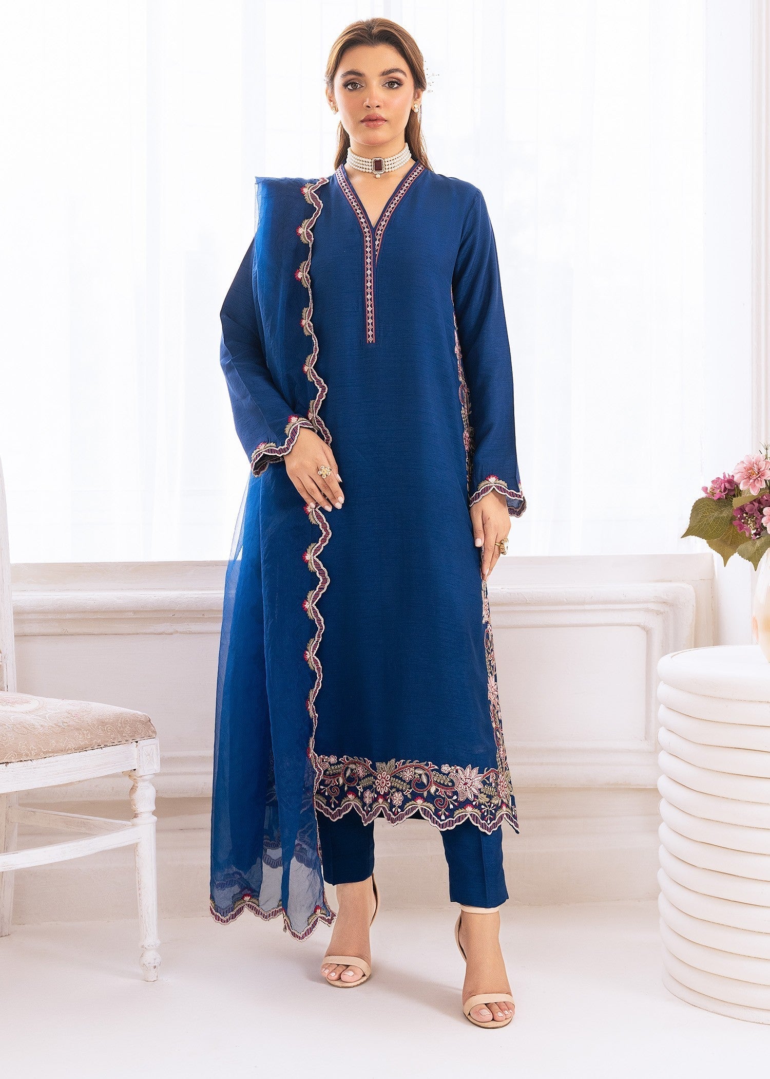 Rang-e-Haya Elara (Royal Blue) Women 3pcs