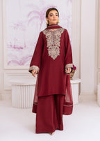 Rang-e-Haya Sophiara (Maroon) Women 3pcs
