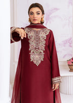 Rang-e-Haya Sophiara (Maroon) Women 3pcs
