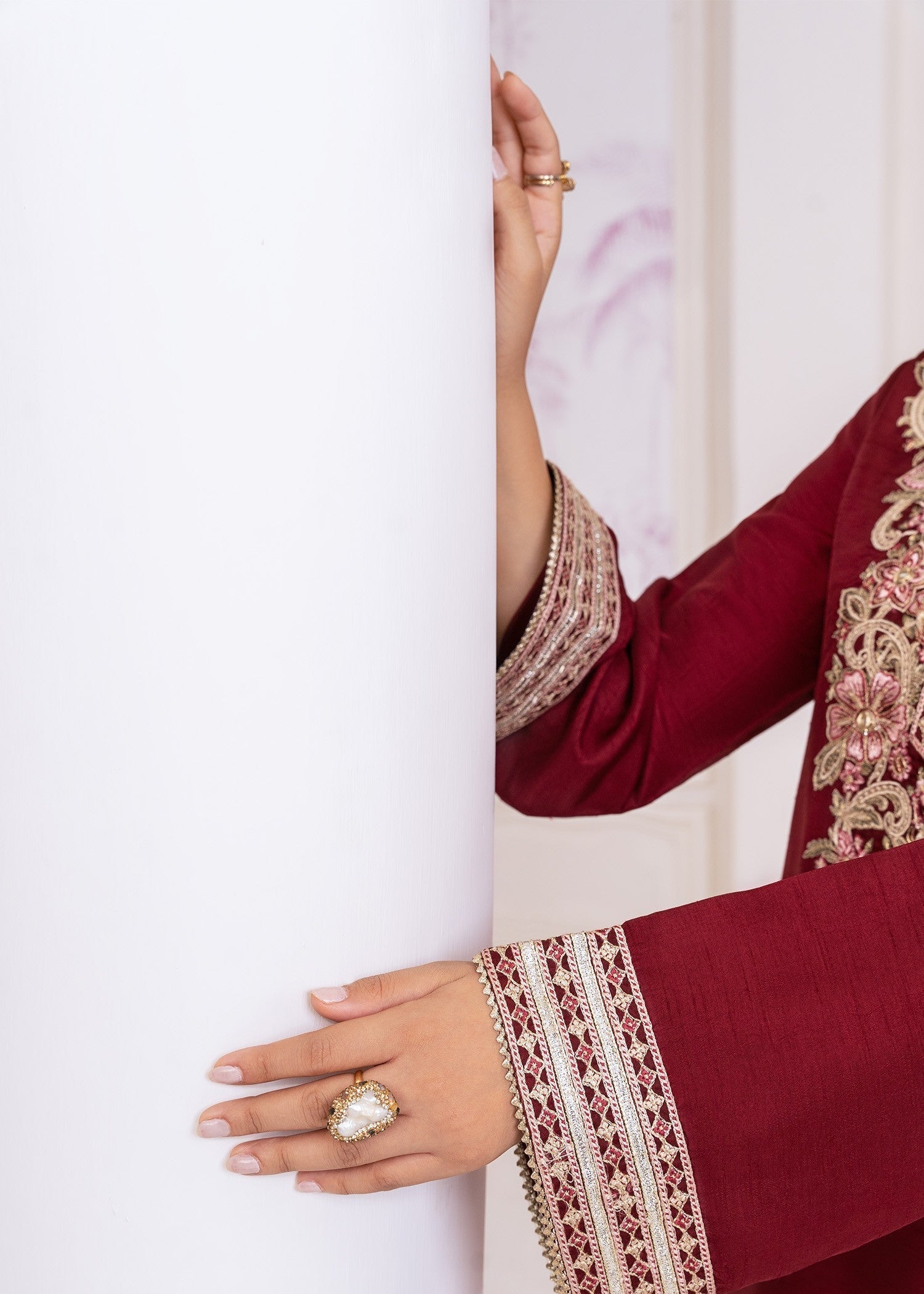 Rang-e-Haya Sophiara (Maroon) Women 3pcs