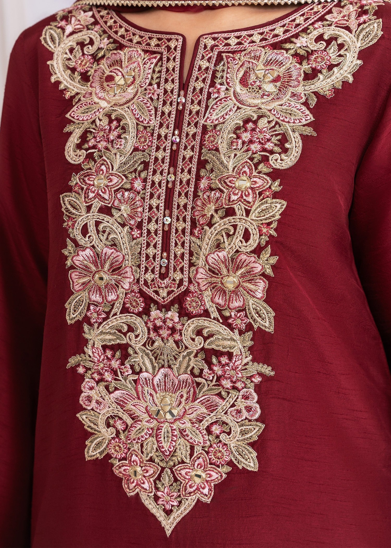 Rang-e-Haya Sophiara (Maroon) Women 3pcs