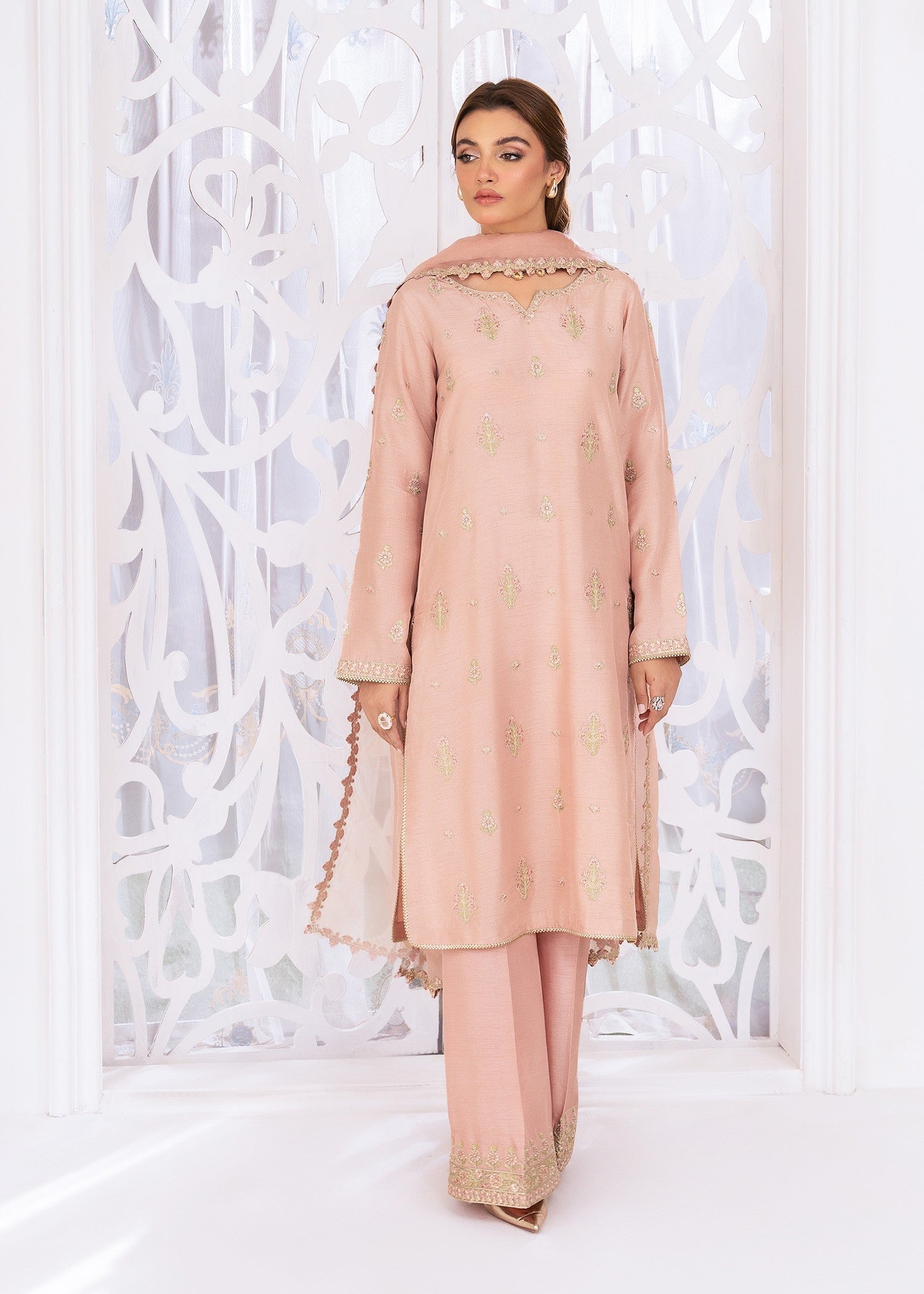 Rang-e-Haya Luminara (Peach) Women 3pcs