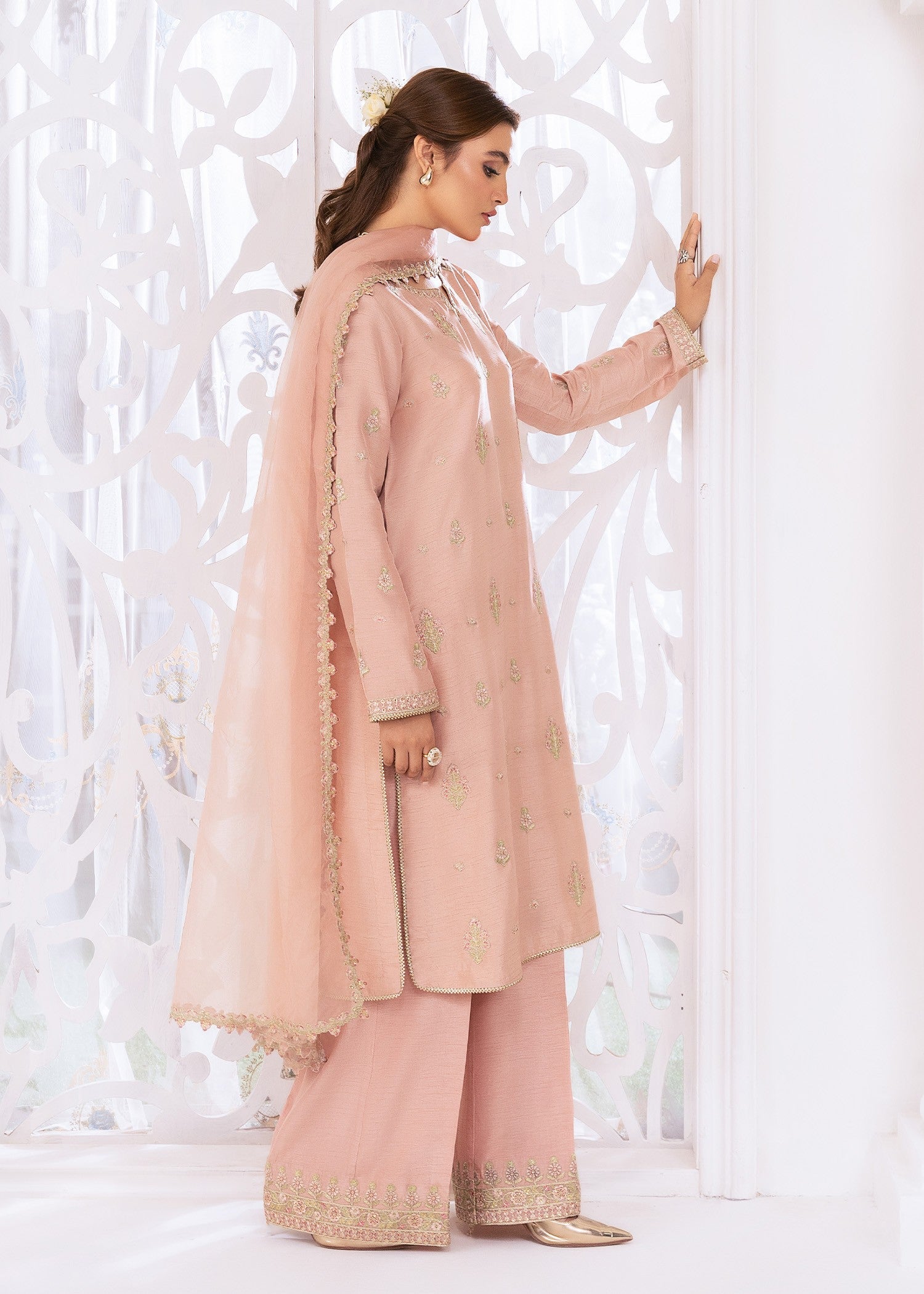 Rang-e-Haya Luminara (Peach) Women 3pcs