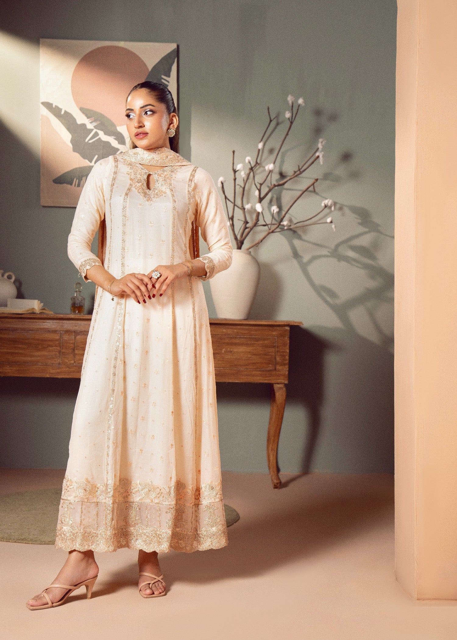 Kaamdar By Nofl Farooq Payab Women 3pcs