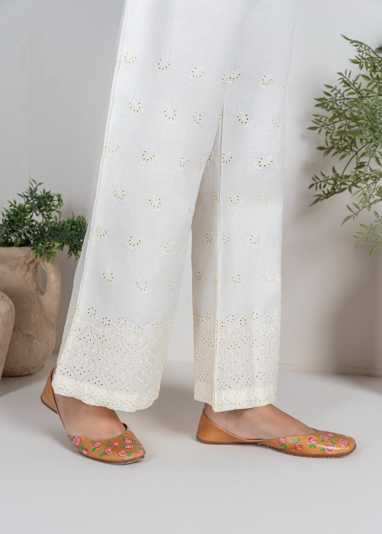 Rangeenz Embroidered Bell Trouser BRRD C Women 1pcs