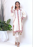 Urban Cut | Vibrant Pink Floral Dress with Patchwork & Flared Sleeves Women 1pcs