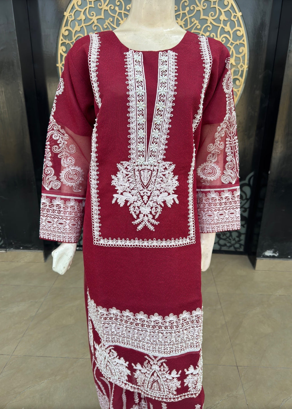 Noir Stitched Three Piece Dress HN Women 3pcs