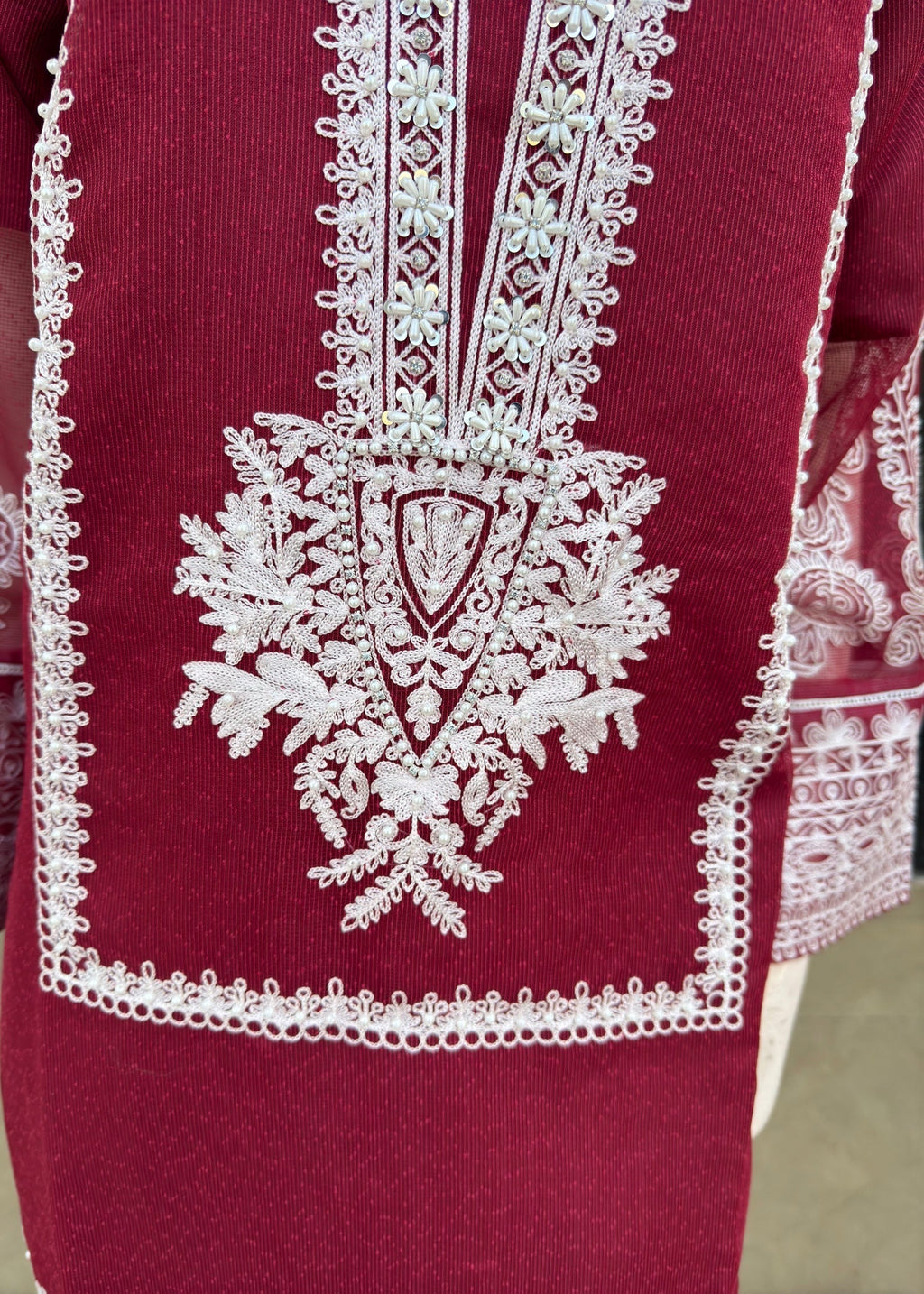 Noir Stitched Three Piece Dress HN Women 3pcs