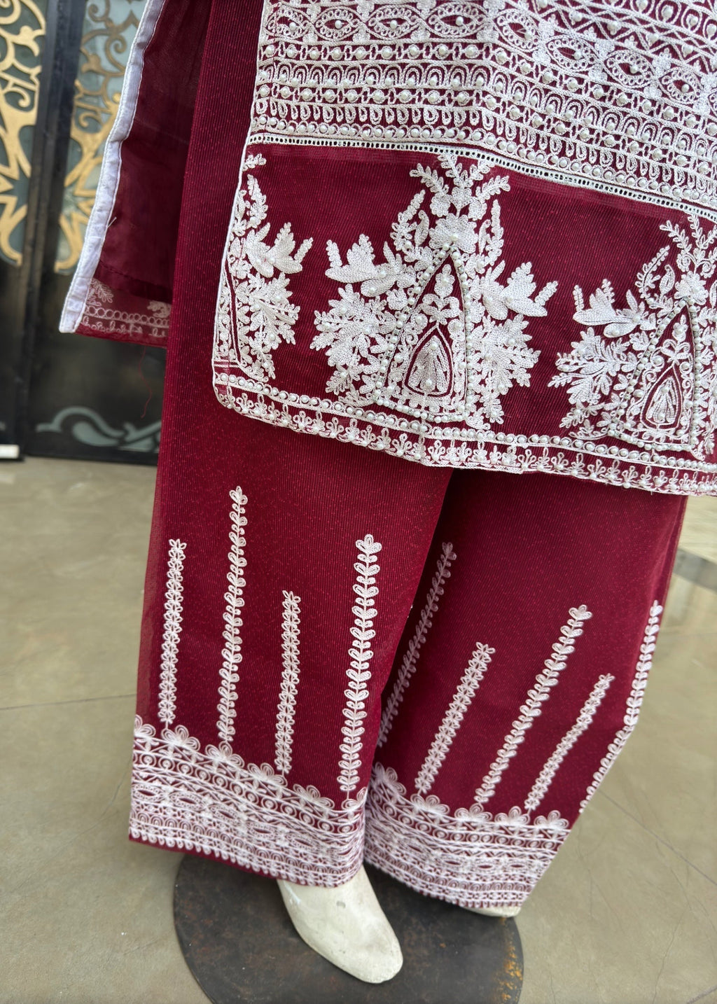 Noir Stitched Three Piece Dress HN Women 3pcs