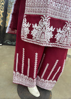 Noir Stitched Three Piece Dress HN Women 3pcs