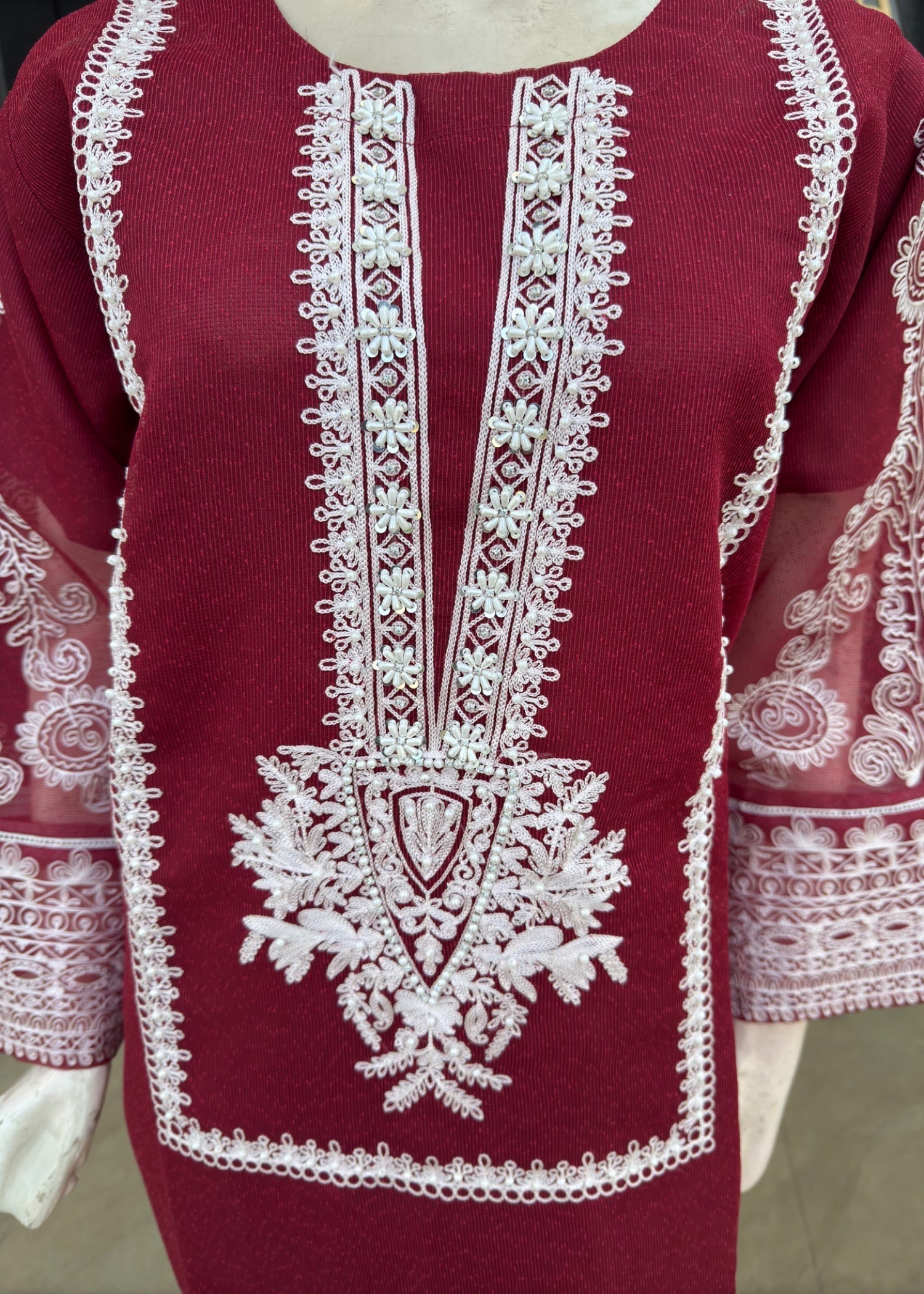 Noir Stitched Three Piece Dress HN Women 3pcs