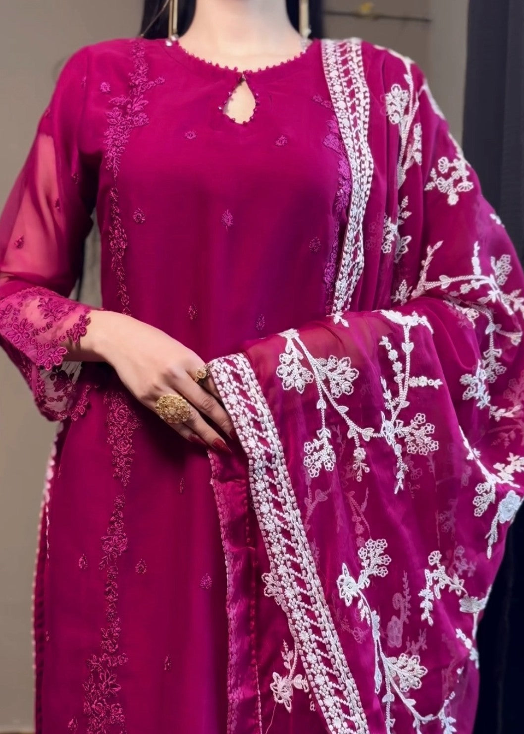 Four Season Boutique NOOR JAN HOTPINK Women 3pcs