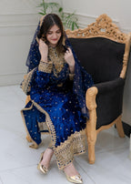 Rangoon Clothing Ishaal Velvetine Women 3pcs