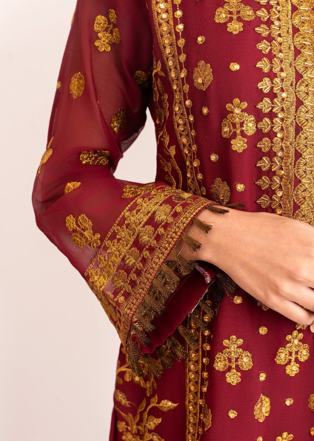 Four Season Boutique ZARI MAROON Women 3pcs