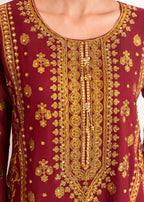 Four Season Boutique ZARI MAROON Women 3pcs